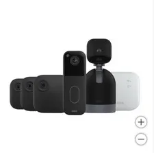 Blink Whole Home Security Camera System Bundle - Doorbell, 3 Cameras & Pan Tilt