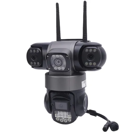 2MP Triple Lens Security Camera With Motion Detection For Outdoor Use Excellent