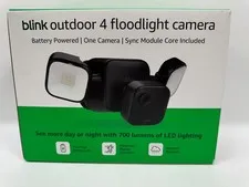 Blink Outdoor 4 Floodlight Camera Wireless Smart Security Camera 700 Lumens
