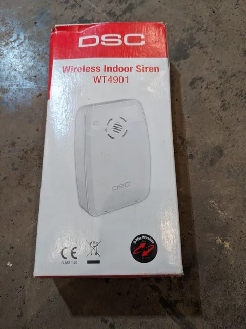 Lot of 4 DSC Wireless Indoor Siren WT4901 433mhz
