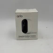 Arlo Essential Outdoor Camera 2nd Gen White HD Video Battery- Sealed