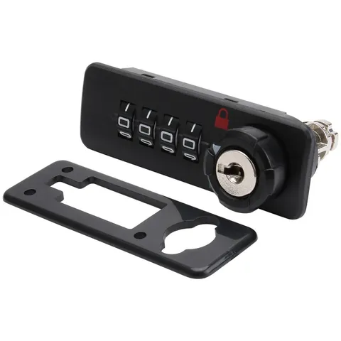 Mechanical Password Lock 4 Digit Combination Durable Plastic Home Lock