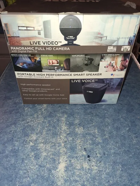 New Altec Lansing Smart Security System - Wi-Fi Camera & Speaker Voice Activated