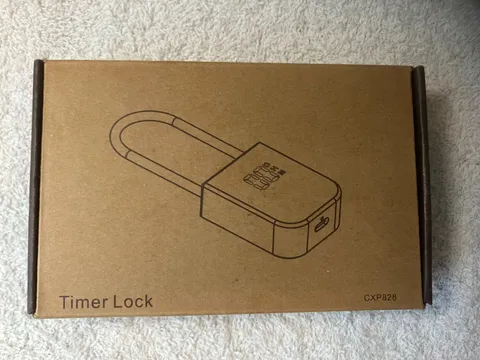 Metal Timer Lock-Smart Padlock for Kitchen Cabinets, Times Out Keyless Pad