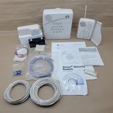 GE  Simon 3 Security System Control Panel Starter Kit Speaker System Touchtalk 