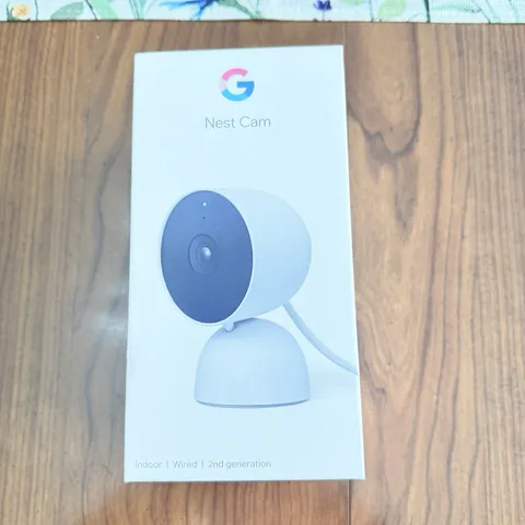 Google Nest Cam - Indoor Wired Smart Home Security Camera  2nd Gen