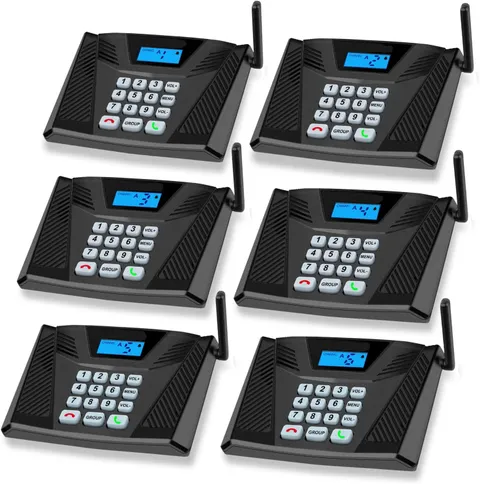 Intercoms Wireless for Home, Upgraded 5300Ft Intercom 9 Channel 2 Code, Full Dup