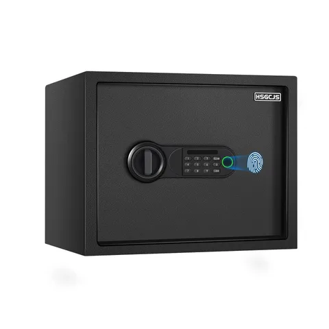 Fingerprint Safe 1.2 Cubic Feet, Biometric Fingerprint Lock with Digital Keyp...