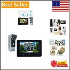 Comprehensive Wired Video Doorbell System with Clear Imaging & Easy Installation