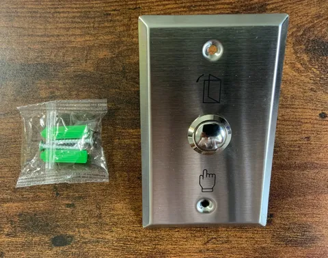 BRAND NEW - Stainless Steel Release Push - Button, Access Control Exit Switch