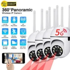 4-Pack Wireless 5G WiFi Security Camera System Smart Outdoor Night Vision 1080P