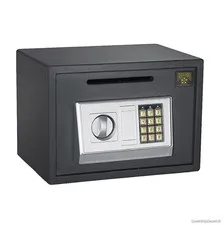 Digital Depository Safe with Keypad and 2 Keys Compact Cash Drop Box for Home