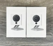 2 Wyze Cam 1080p HD Indoor Wireless Smart Home Security Cameras Model WYZEC1 NEW