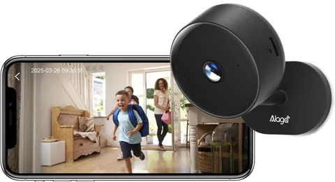 5G Indoor Camera for Home Security, 2K Security Camera, Small, Black