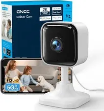 GNCC 2K Indoor Security Camera for Home Wireless, Pet Camera 2.4g/5g WiFi | Mini