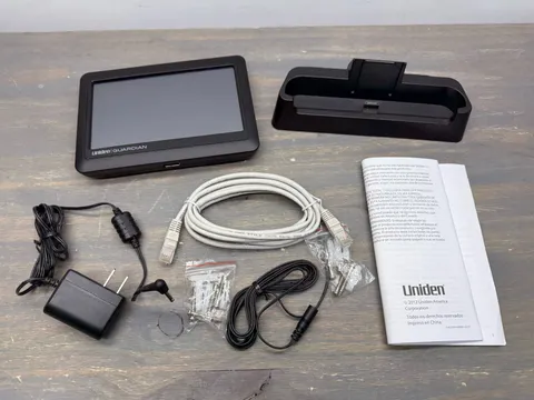 Uniden Guardian G7 LCD 7" Touchscreen Monitor with Dock Power Supply & More!