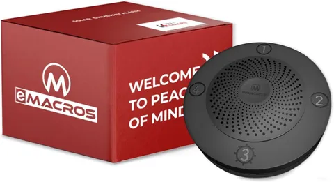 eMACROS Single Base Station Long Range Solar Wireless Driveway Alarm & Detect...