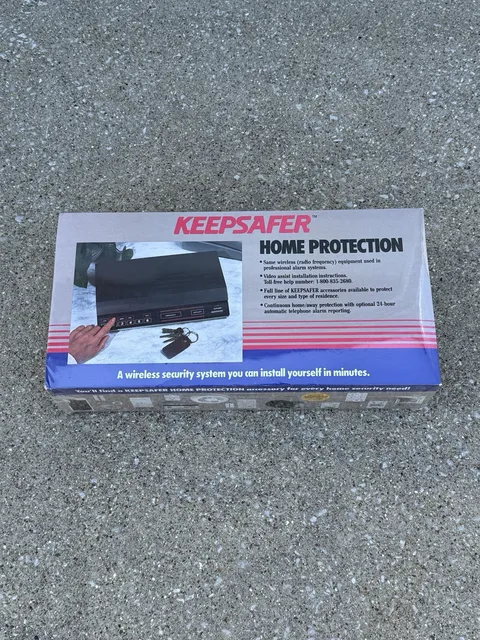 Vintage SEALED Schlage Keepsafer Home Protection Security System + Accessories