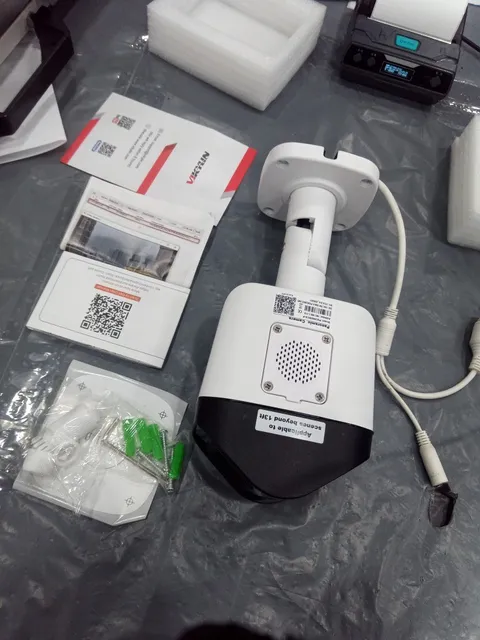 Vikylin 8MP Panoramic IP Camera FullColor+IR Two-way Audio POE Dual Lens Outdoor