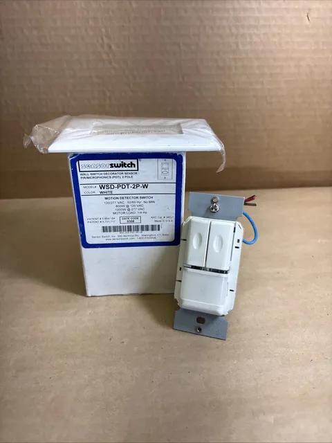 NEW IN BOX: ACUITY Sensor Motion Detector Switch WSD-PDT-2P-W 120/277 VAC