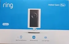 Ring Indoor Cam Plus (newest model) Retinal Vision 2K - White - NEW and SEALED