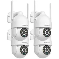 ARCCTV 4-Pack Wireless 5G WiFi Security Camera System Smart Outdoor Night Vision