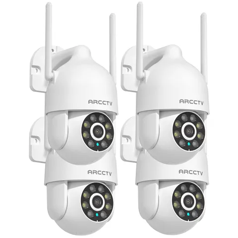 ARCCTV 4-Pack Wireless 5G WiFi Security Camera System Smart Outdoor Night Vision