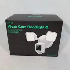Wyze Cam Floodlight v2 2K HD Color Night Vision Motion Activated