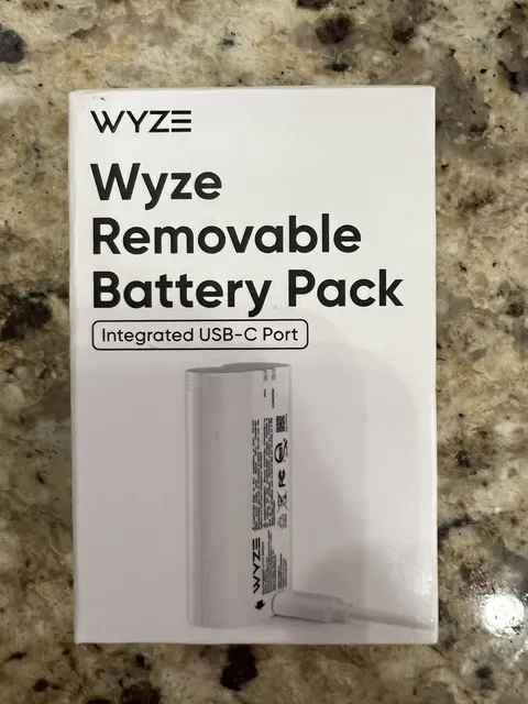 Wyze OEM Removable Battery Pack WBAT2 USB-C Rechargeable Li-Ion Battery Open Box