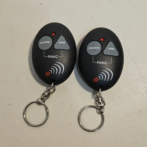 (2) LaserShield Keychain Remote Control - BRAND NEW Model KCR-0011502 -security