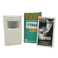 Vtg Visonic Fox Passive Infrared Motion Detector White Fox-T Fox-P Fox-PS NIB
