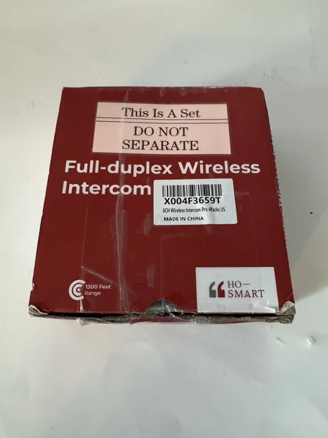 Hosmart UltraSpeak Wireless Home Intercom System 2 Stations Full Duplex