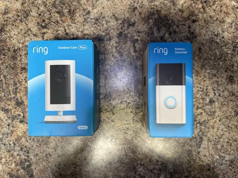 Ring Doorbell And Ring Outdoor Battery Camera