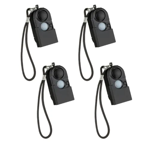 4 Pcs Camping Travel Portable  PIR Infrared Motion Sensor Detector Alarm1139
