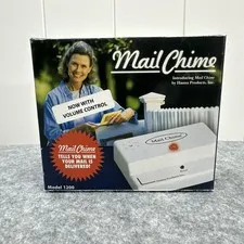 Mail Chime, Mailbox Alert, Mailbox Alarm, Wireless Mailbox Alert Model 1200 NEW