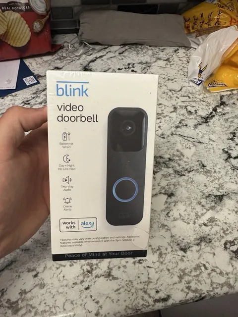 Blink Video Doorbell Security Camera New In Box