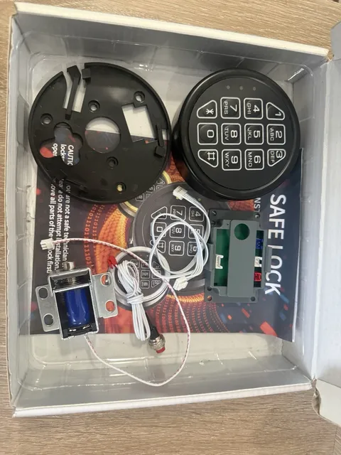 Safe Lock Replacement Electronic Keypad with Solenoid Lock