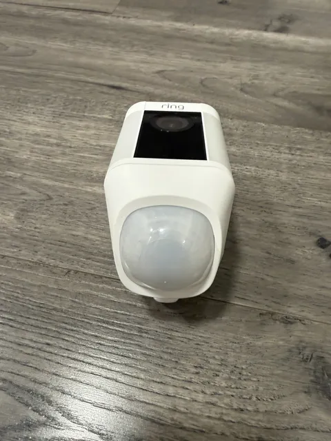 Ring Spotlight Cam Wireless White Outdoor Camera (Battery not included)