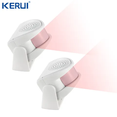 2pcs Wireless PIR Motion Sensor Alarm Shop Garage Visitor Alert Doorbell Chime