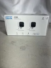 Blink Mini Indoor 1080p Smart WiFi NEW Security Camera 2-Pack Wired SEALED✅