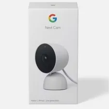 Google Nest Cam 2nd Gen Wired 1080p Indoor Home Security Camera White New Open