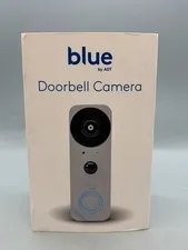 Blue ADT Video Doorbell Camera Pearl Gray - Sealed