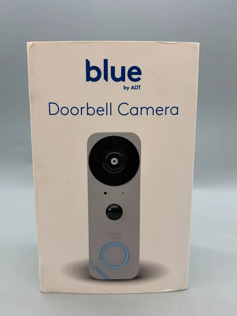 Blue ADT Video Doorbell Camera Pearl Gray - Sealed