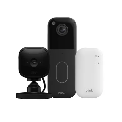 Blink Wireless Video Doorbell System (2nd Generation) and Mini Indoor Camera BJS