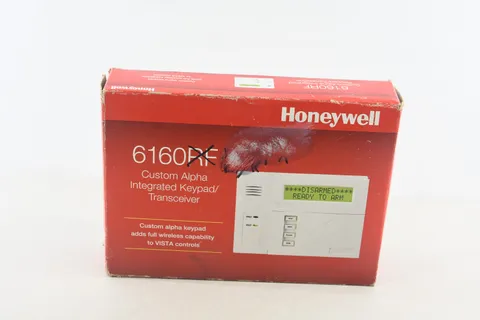 HONEYWELL 6160RF ALPHA PROGRAMMING LCD ALARM KEYPAD WITH WIRELESS RECEIVER VISTA