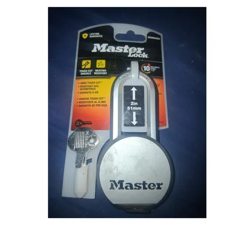 Master Lock M930XKADLH Keyed Padlock, 2 Keys, Security 10, 2 in Shackle