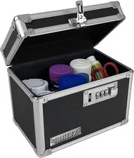 Vaultz Locking Security Box with Combination Lock - Secure Metal Lock Box Safe