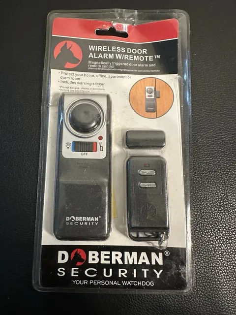 Doberman Security Wireless Door Alarm with Remote P/N SE-0119 New