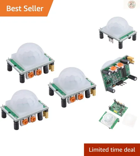 Smart HC-SR501 PIR Infrared Sensors Pack (3pcs) for Enhanced Automation Projects