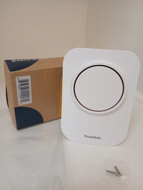 Alarm Siren New In Box Sealed Simpli Safe Siren